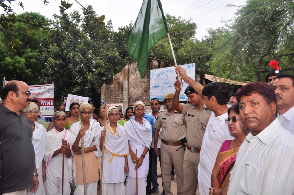 गांधी के संदेशों से गूंजा सवाई माधोपुर