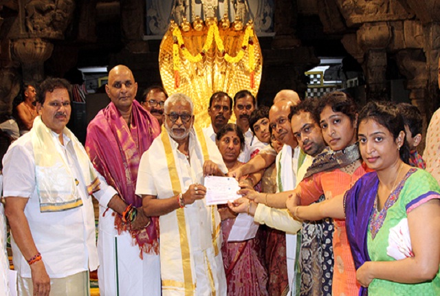 A devotee from Hyderabad donates Rs 1.11 cr to famous shrine of Lord Venkateswara at Tirumala