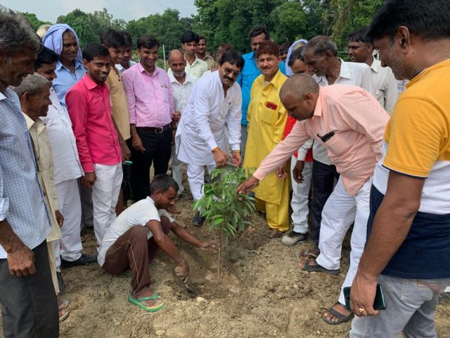 बाराबंकी:एक आदमी को एक वृक्ष अवश्य लगाना चाहिए, वृक्षों के बिना जीवन संभव नहीं-सुरेश यादव