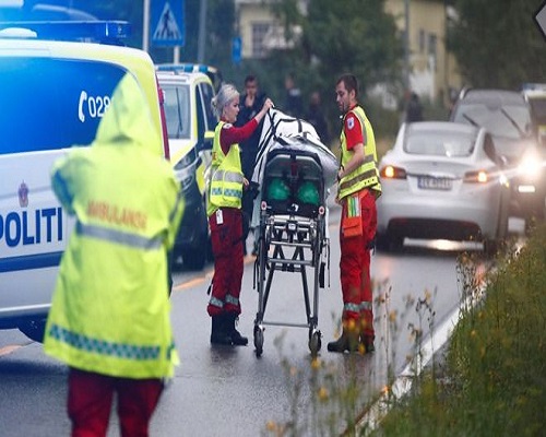 A gunman opened firing in mosque near Norwegian capital Oslo, 1 injured