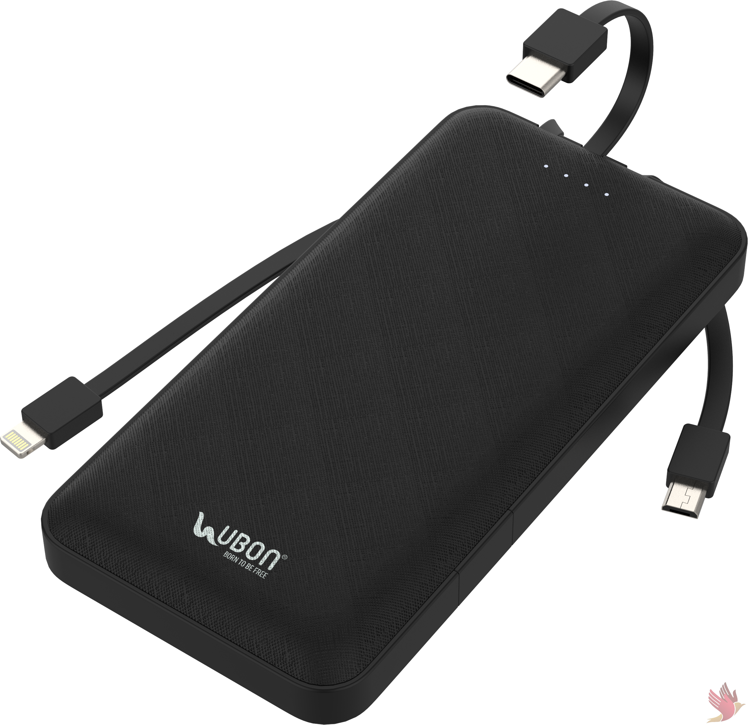 UBON Launches India’s first 3 in 1  in-built wires support PB-X12 Power King Portable Power Bank