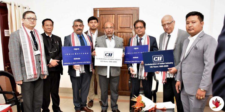 Manipur: CII team calls on N Biren Singh at Imphal