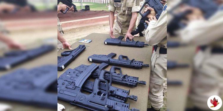 Nagaland Police receive first consignment of Tavor X95 rifles