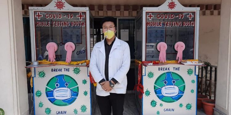 Mobile testing booth for coronavirus inaugurated in Sikkim