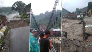 Cyclonic storm, heavy rains trigger flash floods, landslides in Meghalaya