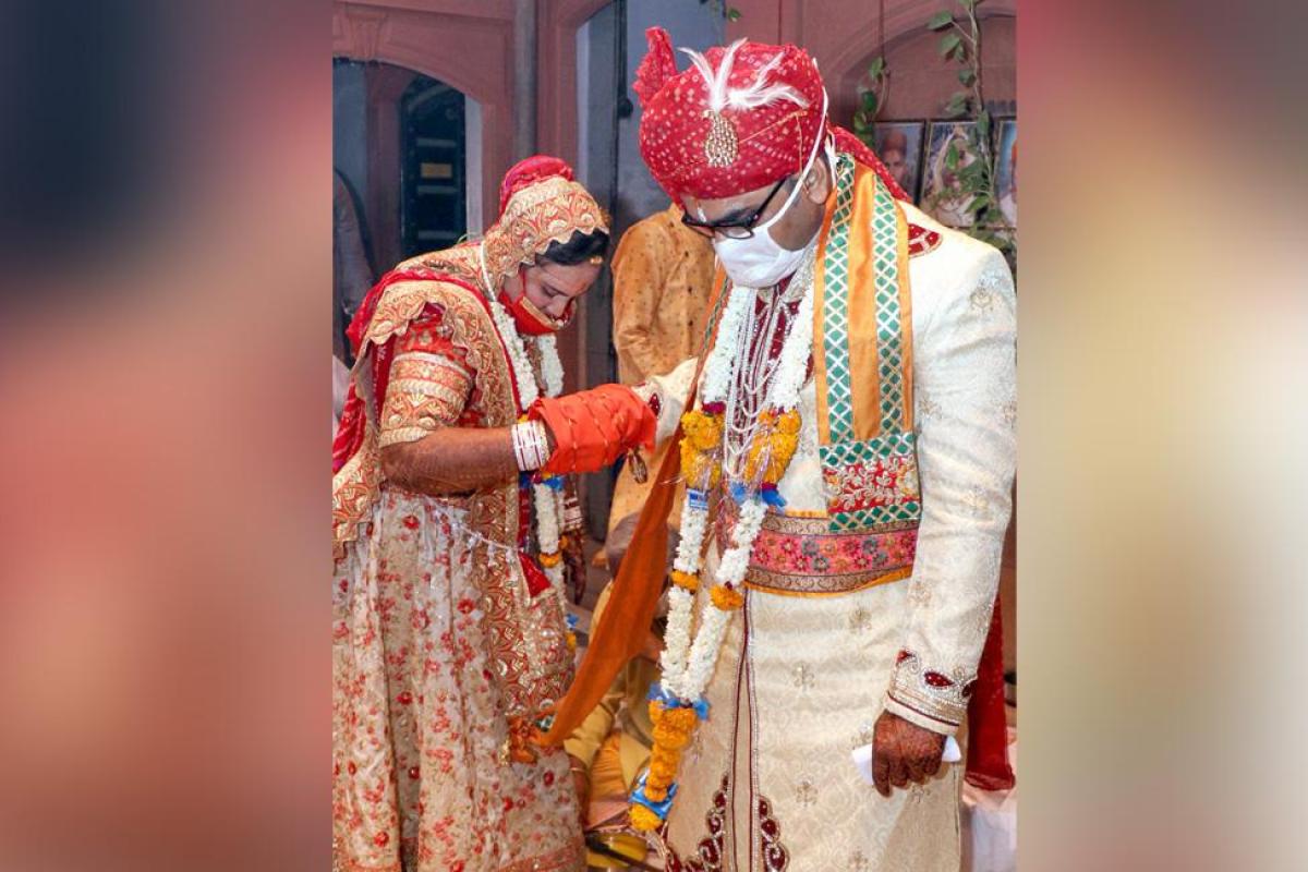 Wedding takes place in Nagaon amid flood threat