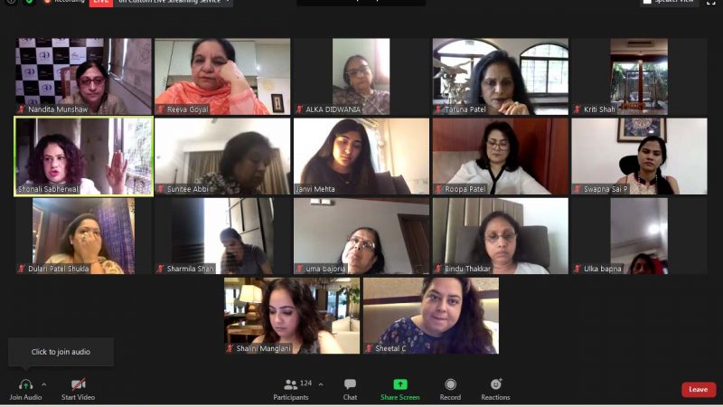 Mrs. Taruna Patel, Chairperson 2020-21, FICCI FLO Ahmedabad Chapter hosts webinar on “Unmasking the Myths of Diets & Detox” with renowned nutritionist, Shonali Sabherwal