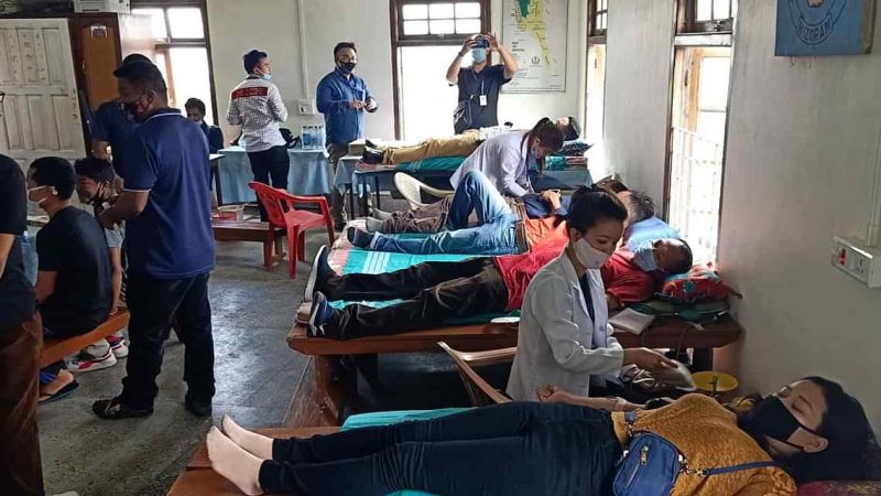 Mass blood donation to mark peace accord day