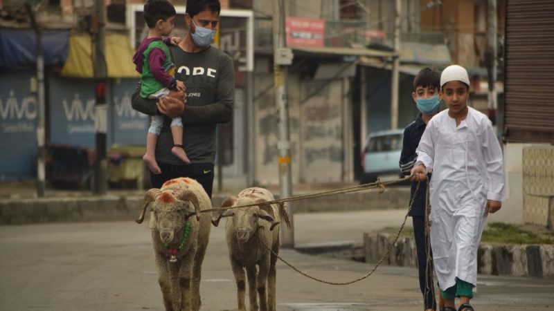 बकरीद पर लोगों ने दिया अमन का संदेश