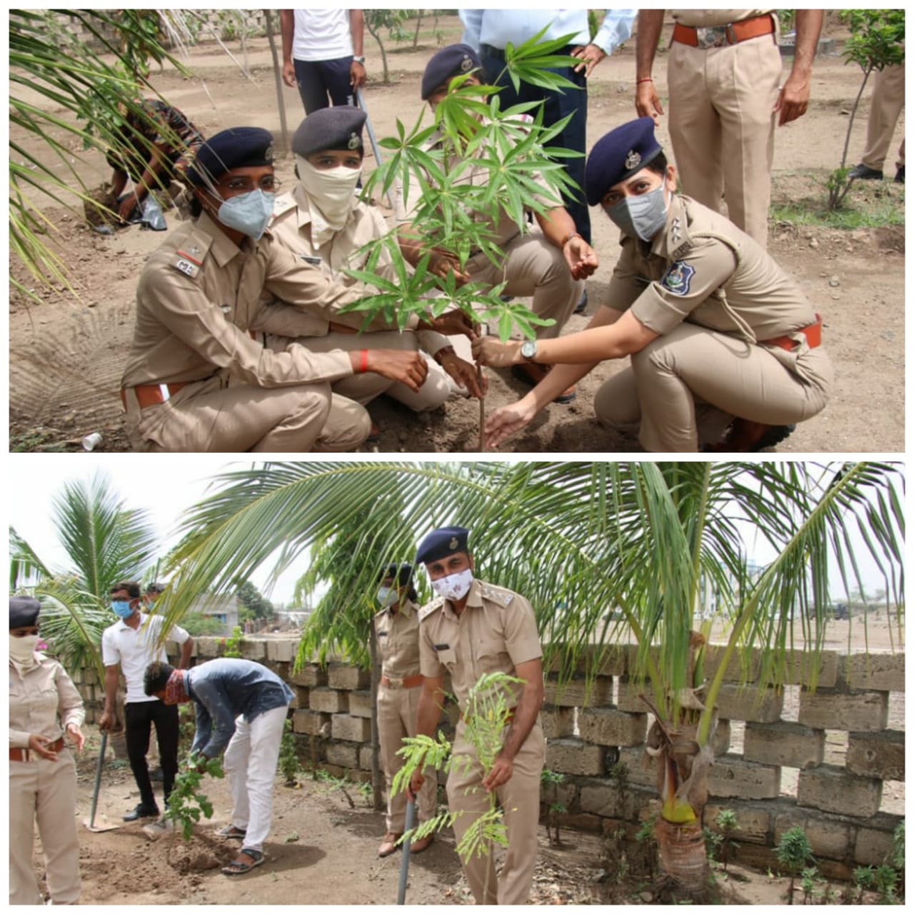 રીઝર્વ પોલીસ સ્ટેશન – ખંભાળીયા ખાતે વન વિભાગ અને પોલીસ વિભાગના સંયુક્ત ઉપક્રમે વૃક્ષારોપણ કરાયું.