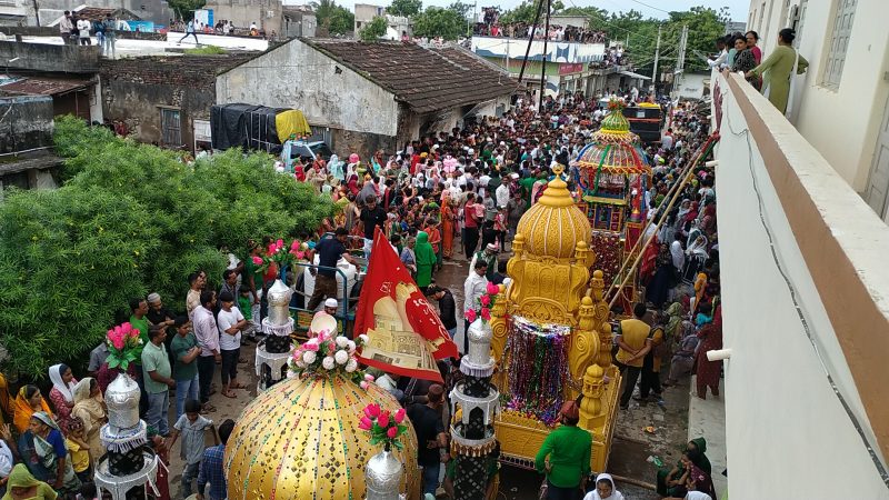 દામનગર : આશુરા પર્વ ની પુરા અદબ થી ઉજવણી